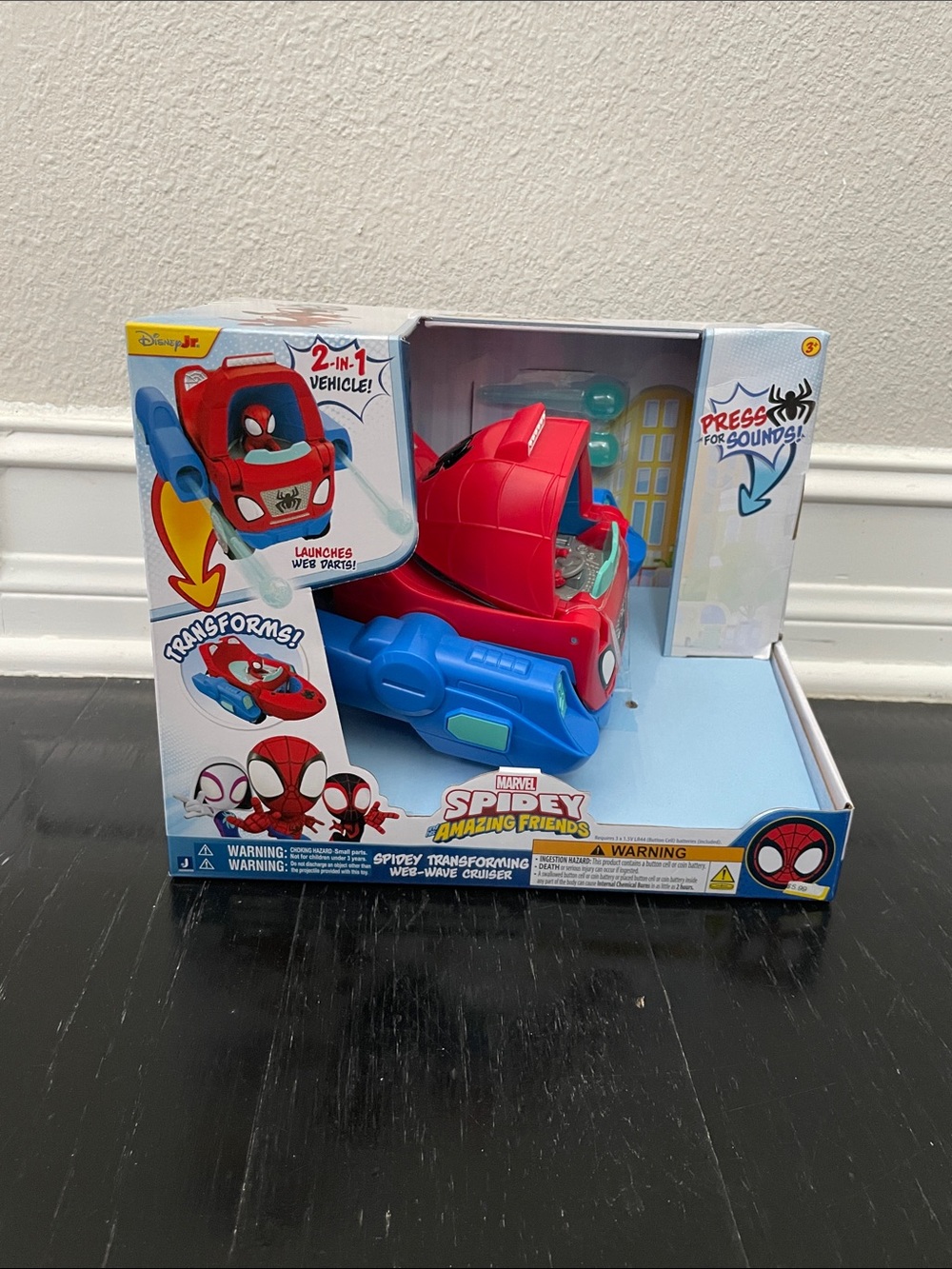 Spidey and His Amazing Friends Spidey Transforming
Web-Wave Cruiser 2in1
Vehicle